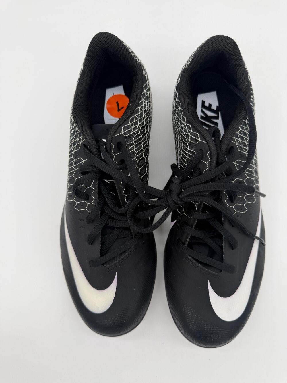 Nike Vapor Mens Metal Baseball/Softball Cleats Black White A07946-010 Size 7 NEW
